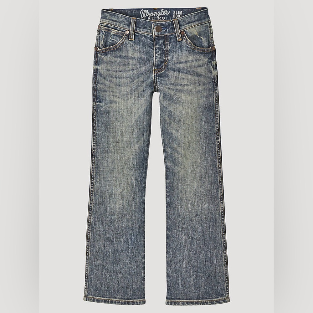 BOY'S WRANGLER RETRO® SLIM BOOT JEAN